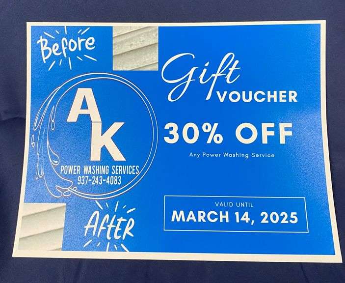 AK Powerwashing Gift Voucher